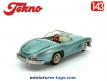 La Mercedes 300 SL Spider bleu en miniature par Tekno au 1/43e