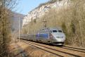 La voiture voyageur du TGV Atlantique en miniature par Jouef au HO H0