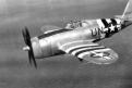 Le chasseur Thunderbolt P47 miniature par Dinky Toys england au 1/72e