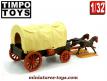 Le chariot bâché dans l'Ouest par Timpo Toys au 1/32e