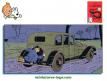 La limousine verte de Tintin et le lotus bleu en miniature par Atlas au 1/43e
