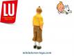 Le reporter Tintin en figurine plastique de BD distribué par LU
