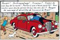 La Lancia Aurelia de Tintin et l'affaire Tournesol en miniature au 1/43e