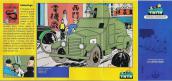 L'auto blindée japonaise de Tintin et le lotus bleu en miniature par Atlas au 1/43e