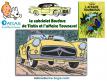 Le cabriolet Bordure de Tintin et l'affaire Tournesol en miniature au 1/43e