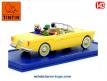 Le cabriolet Bordure de Tintin et l'affaire Tournesol en miniature au 1/43e