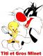 Sylvester le gros minet de Titi en figurine plastique vintage par Schleich