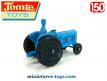 Le tracteur agricole Fordson bleu en miniature de Tomte Laerdal au 1/50e
