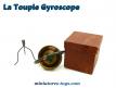 La Toupie Gyroscope ancienne en métal avec support