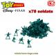 Le bidon de petits soldats en plastique vert de Toy-Story Disney pixar au 1/35e
