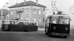 Le Trolleybus Vétra CS 60 des OTL lyonnais miniature en bois au 1/50e incomplet