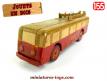 Le Trolleybus Vétra CS 60 des OTL lyonnais miniature en bois au 1/50e incomplet