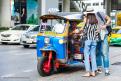 Le triporteur Tuk tuk Taxi de Bangkok miniature par Ixo Models au 1/43e