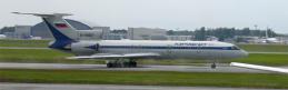 Le Tupolev TU-154B Aeroflot russe en avion miniature au 1/400e