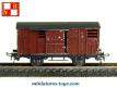 Le wagon couvert Bestiaux en miniature par VB n° 24 au HO