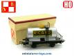 Le wagon citerne Ricard miniature de la marque VB au HO 