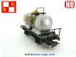 Le wagon citerne Ricard miniature de la marque VB au HO 