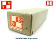 La boite de huit grands rails courbes GR miniatures par VB France au HO