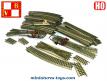 Un lot de 43 rails de la marque VB France au HO