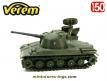 Le blindé français AMX 30 anti-aérien vert en miniature par Verem au 1/50e