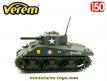 Le char américain Sherman M4 A3 canon court miniature par Verem au 1/50e