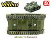 Le char américain Sherman M4 A3 canon court miniature par Verem au 1/50e