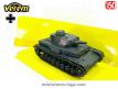 Le char Panzer IV F1 gris canon court en miniature de Verem au 1/50e