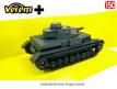 Le char Panzer IV F1 gris canon court en miniature de Verem au 1/50e