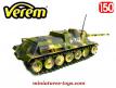 Le char russe SU 100 L/54 D10 S camo en miniature par Verem au 1/50e