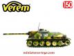 Le char russe SU 100 L/54 D10 S camo en miniature par Verem au 1/50e