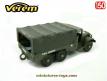 Le Dodge WC 63 6x6 bâché vert armée en miniature par Verem au 1/50e