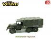 Le Dodge WC 63 6x6 bâché vert armée en miniature par Verem au 1/50e