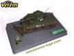 Le char Sherman M4 A3 Bulldozer en miniature de Verem au 1/50e