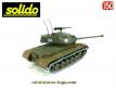 Le char américain Patton M47 en miniature de Solido Verem au 1/50e