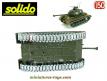 Le char américain Patton M47 en miniature de Solido Verem au 1/50e