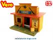 Le bureau du Shériff de l'Ouest miniature en bois par Vero au 1/32e incomplet