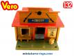 Le bureau du Shériff de l'Ouest miniature en bois par Vero au 1/32e incomplet