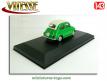 La voiture miniature Fiat 500 découvrable verte de Vitesse au 1/43e