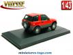 Le Toyota Rav 4 rouge en miniature par Vitesse au 1/43e