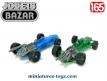 Les voitures de course Lotus et BRM miniatures made in Italy au 1/65e
