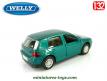 La Golf 4 de Volkswagen verte en voiture miniature par Welly au 1/32e
