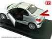 La Peugeot 206 CC de 1999 en miniature par Welly au 1/18e