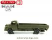 Le camion militaire Man a plateau en miniature de Wiking au 1/87e H0 HO