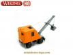 La pelleteuse excavatrice sur roues en miniature Wiking vintage au 1/87e H0 HO