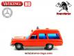 La Mercedes 200 ambulance pompiers miniature de Wiking au 1/87e H0 HO
