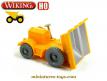 Le mini tracteur Dumper sur roues en miniature Wiking au 1/87e H0 HO