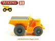 Le mini tracteur Dumper sur roues en miniature Wiking au 1/87e H0 HO