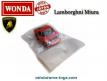 La Lamborghini Miura orange en miniature de Wonda au 1/87e HO H0