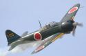 L'avion de chasse japonais Mitsubishi Zéro en jouet polystyrène au 1/72e