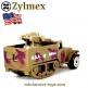 L'Half-track américain M3 et la jeep en miniatures de Zylmex au 1/60e